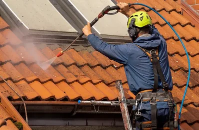 Démoussage et hydrofuge de toiture à Choisel